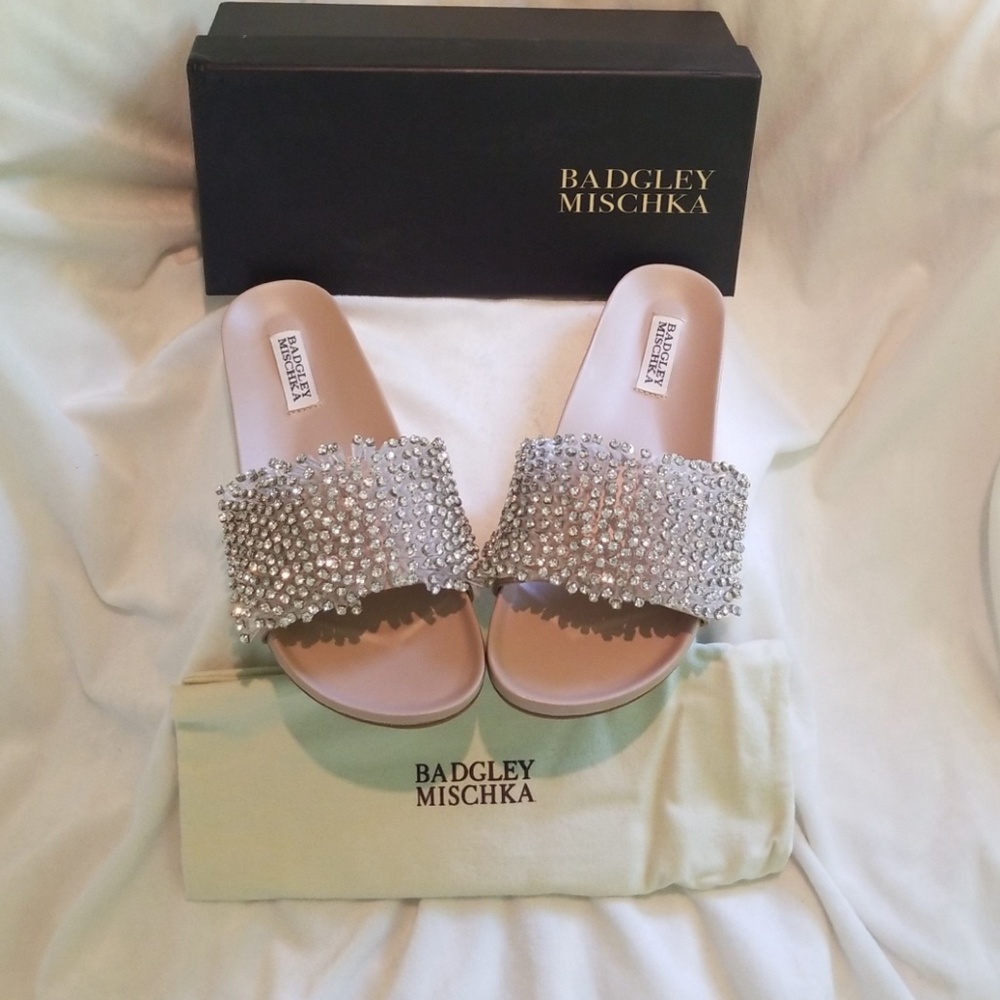 Badgley Mischka💥Brand New💥Sandal Slides - Picture 1 of 8